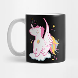 Cute Kawaii pink stars Penelope Magic Unicorn BoomBoomInk Mug